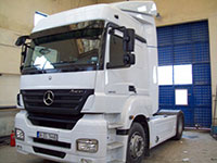 Mercedes Axor Rüzgarlık ve Depo Muhafaza