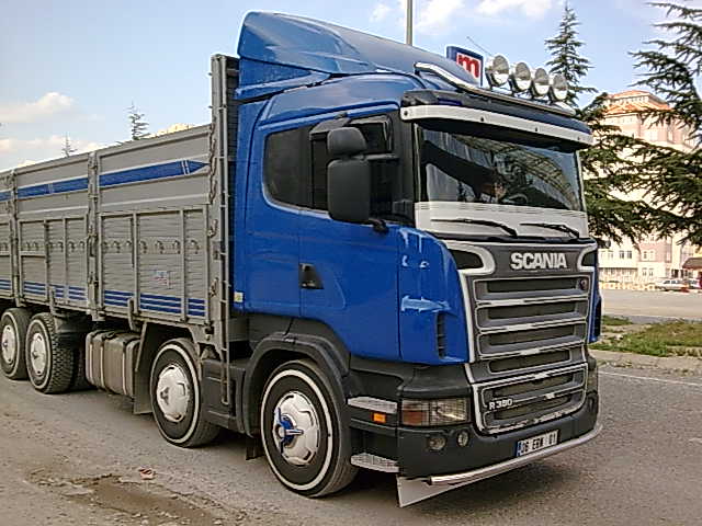 Scania 360-380 (Kırkayak) kamyonların rüzgarlığı