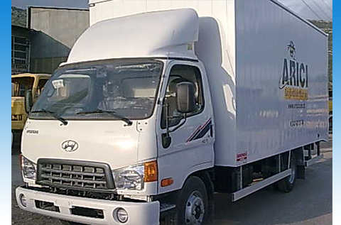 Hyundai 2008 Model HD35/75 kamyonetlerin kapalı tip rüzgarlığı